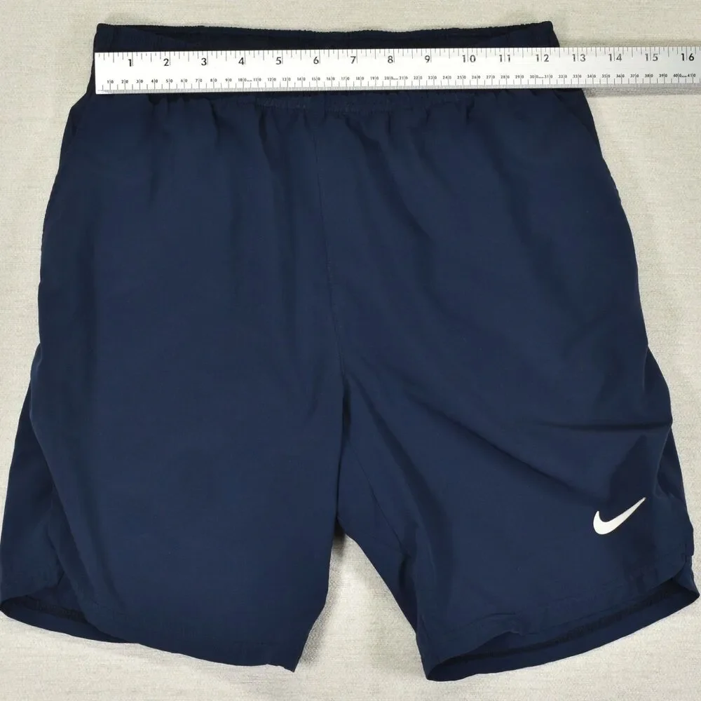 Nike Boys Court Dri-FIT Victory Tennis Shorts Navy Blue Size Large L 14-16